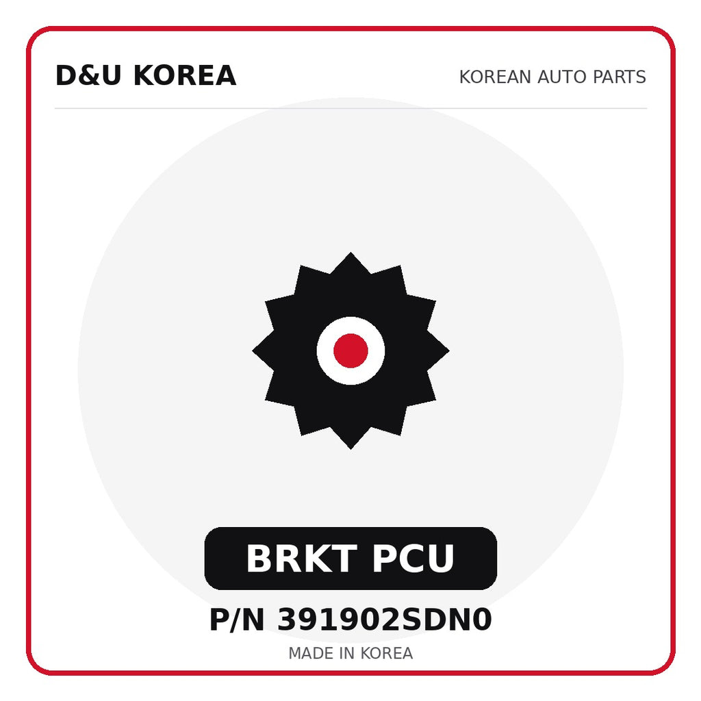 Genuine Mobis BRKT PCU 391902SDN0 - Korean auto parts from D&U Korea