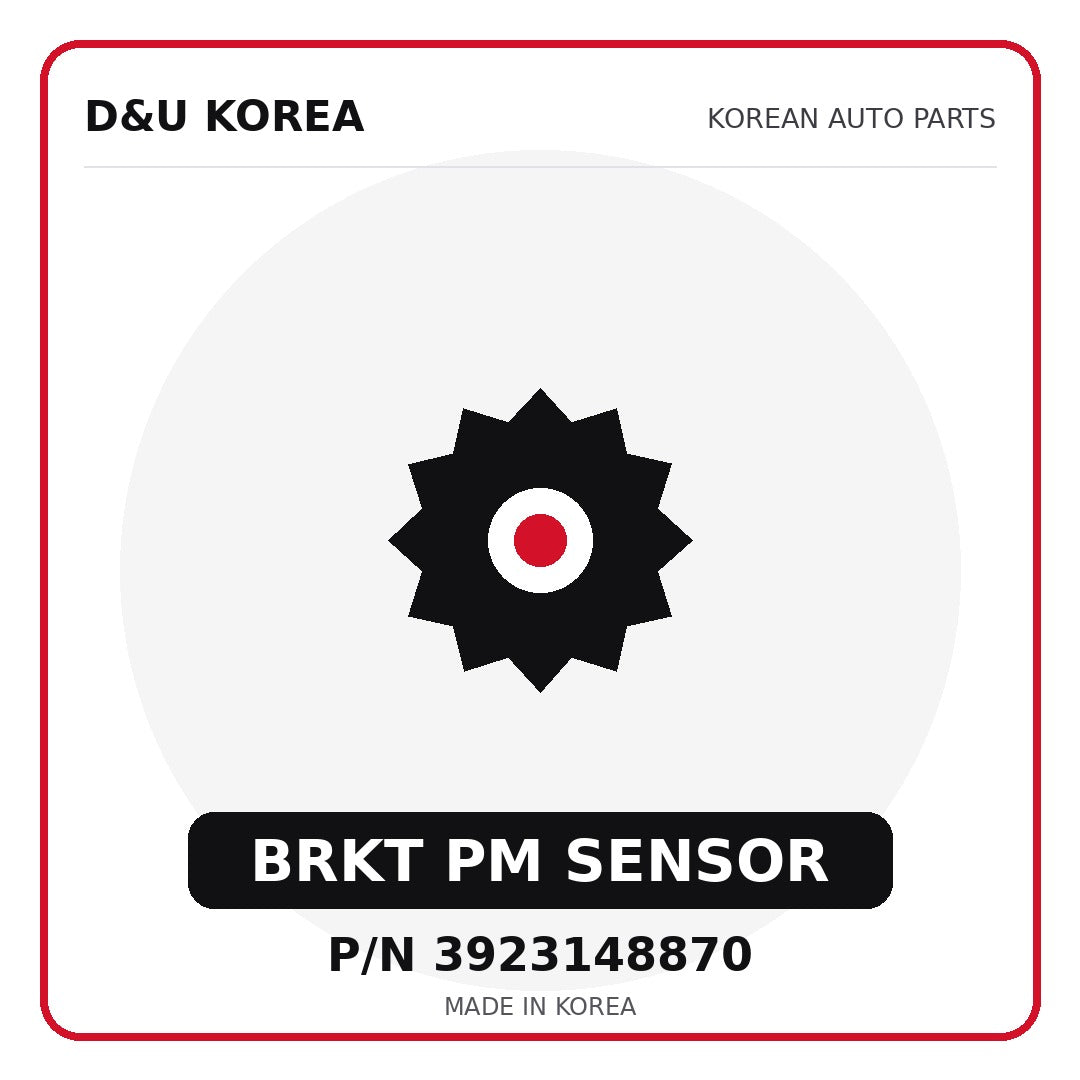 Genuine Mobis BRKT PM SENSOR 3923148870 - Korean auto parts from D&U Korea
