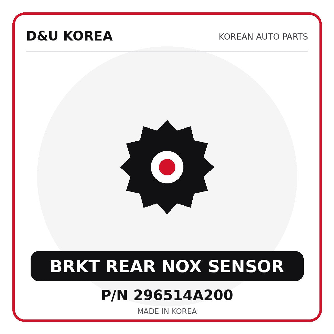 Genuine Mobis BRKT REAR NOX SENSOR 296514A200 - Korean auto parts from D&U Korea