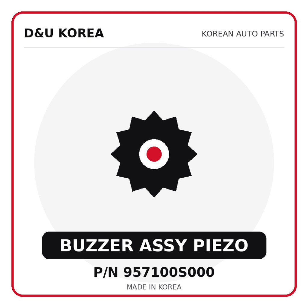 Genuine Mobis BUZZER ASSY PIEZO 957100S000 for Korean vehicles | D&U Korea