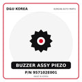 Genuine Mobis BUZZER ASSY PIEZO 957102E001 for Korean vehicles | D&U Korea