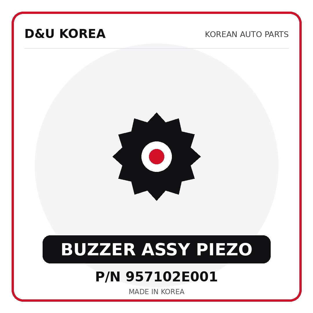 Genuine Mobis BUZZER ASSY PIEZO 957102E001 for Korean vehicles | D&U Korea