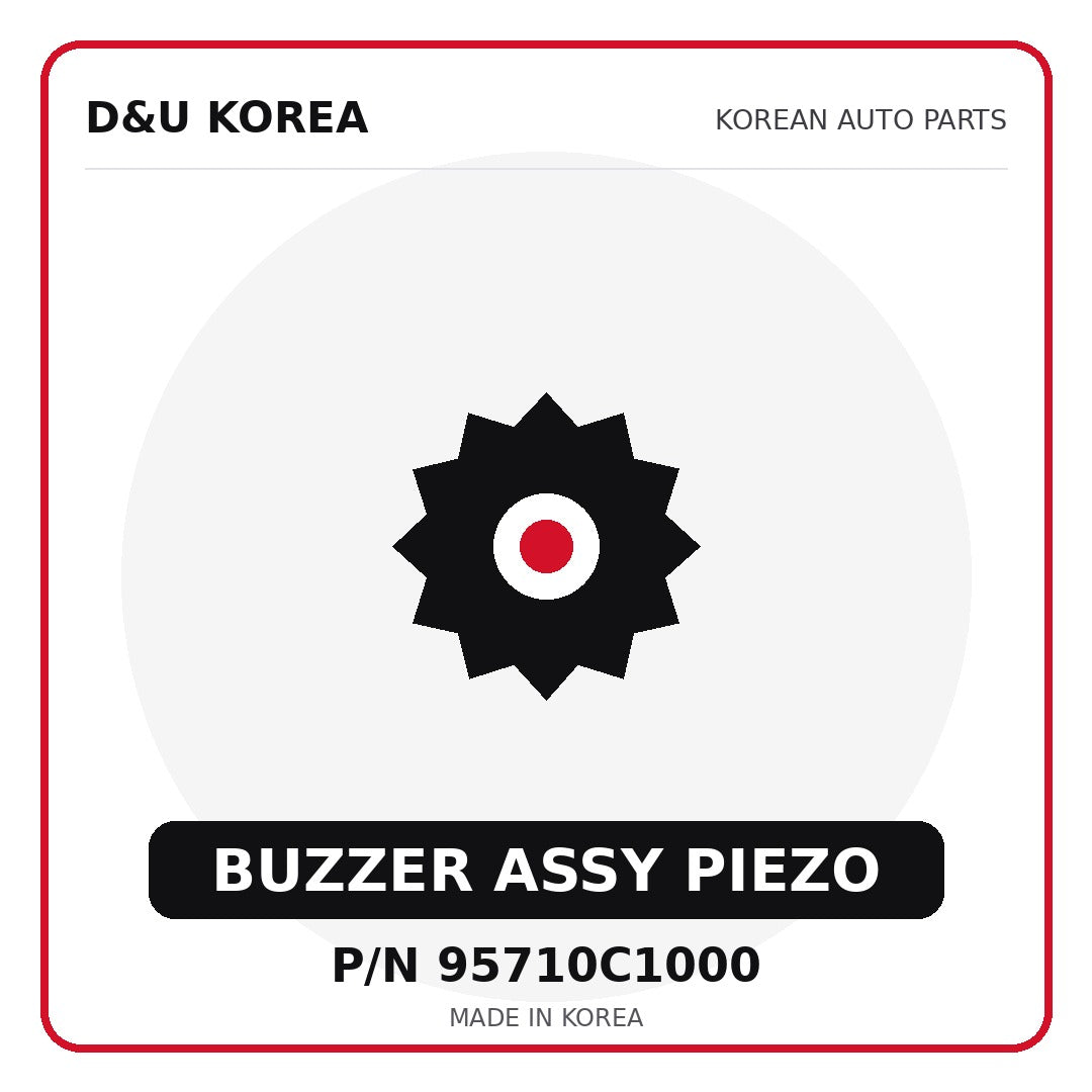 Genuine Mobis BUZZER ASSY PIEZO 95710C1000 for Korean vehicles | D&U Korea