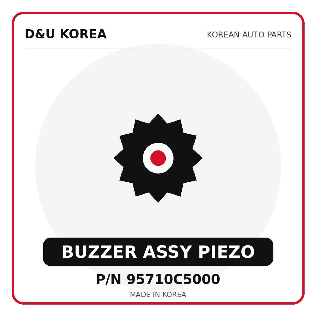 Genuine Mobis BUZZER ASSY PIEZO 95710C5000 for Korean vehicles | D&U Korea