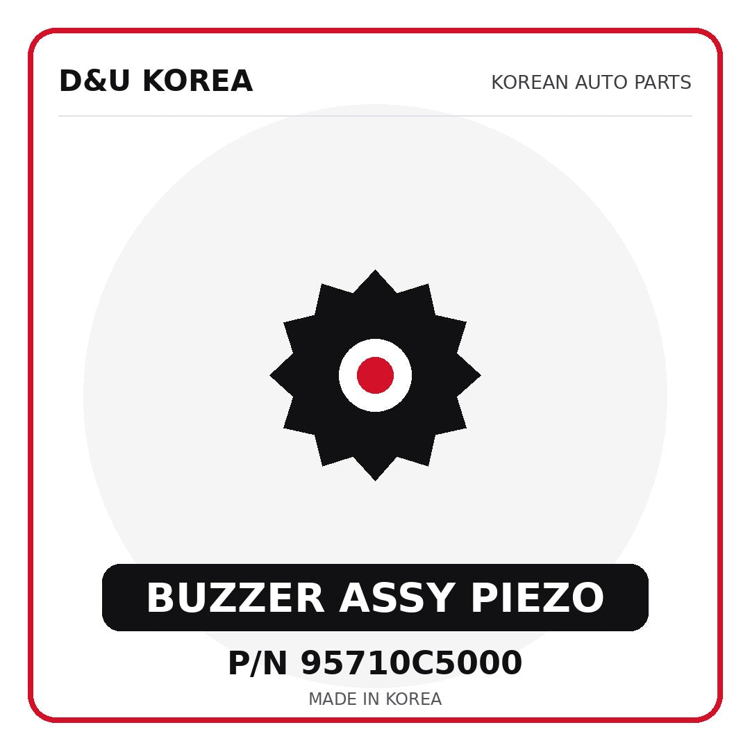 Genuine Mobis BUZZER ASSY PIEZO 95710C5000 for Korean vehicles | D&U Korea