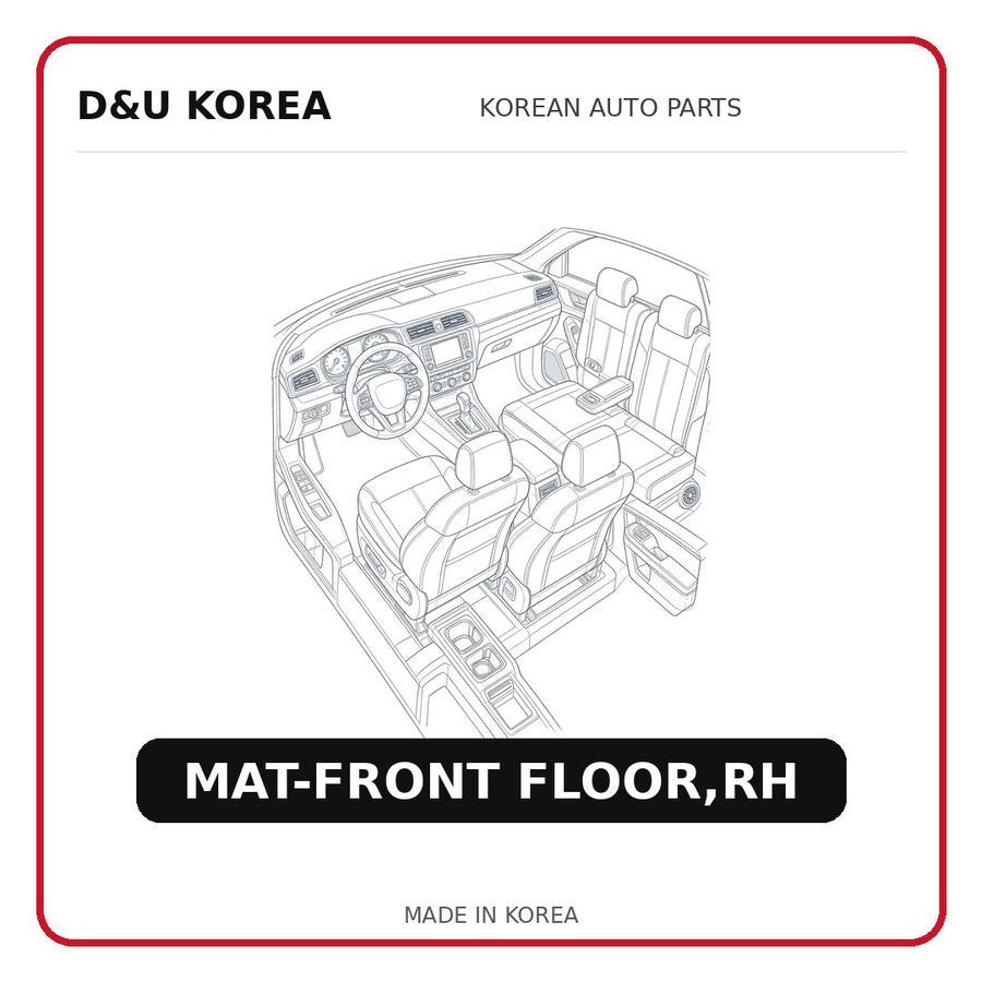 MAT-FRONT FLOOR,RH