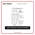 CABLE-ANTENNA FEEDER EXTENSION