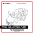 PANEL SUB ASSY-REAR FLOOR