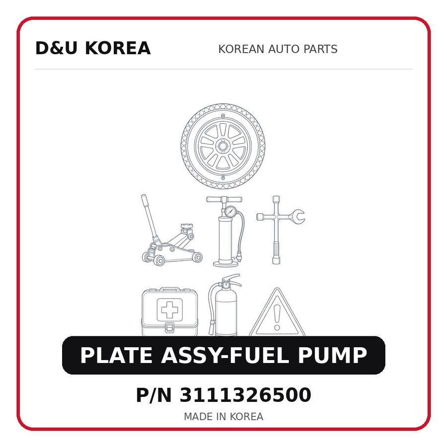 PLATE ASSY-FUEL PUMP