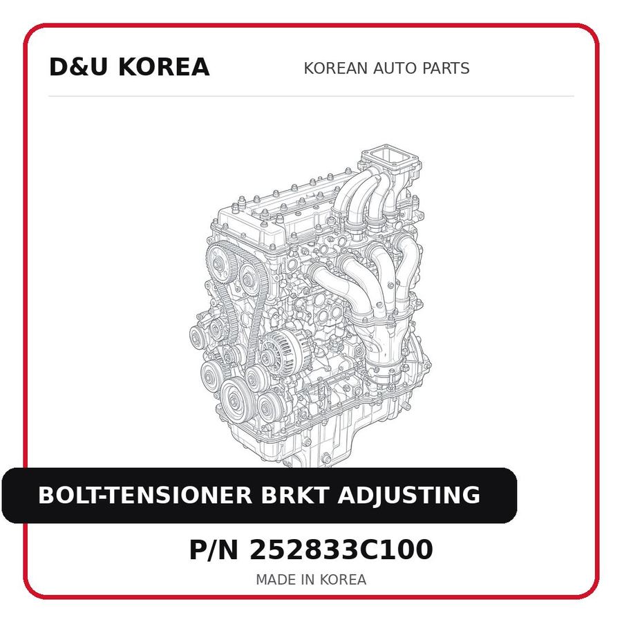 BOLT-TENSIONER BRKT ADJUSTING