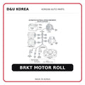 BRKT MOTOR ROLL