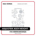 ADJUSTER ASSY-HEIGHT