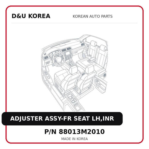 ADJUSTER ASSY-FR SEAT LH,INR