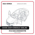 COVER ASSY-CONSOLE SIDE,RH