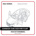 GARNISH SUB ASSY-RR FLAP