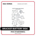 BRACKET-BATTERY BOX