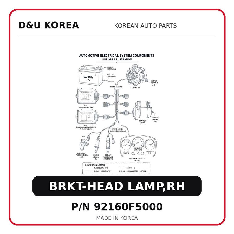 BRKT-HEAD LAMP,RH