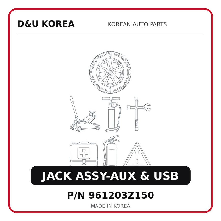 JACK ASSY-AUX & USB