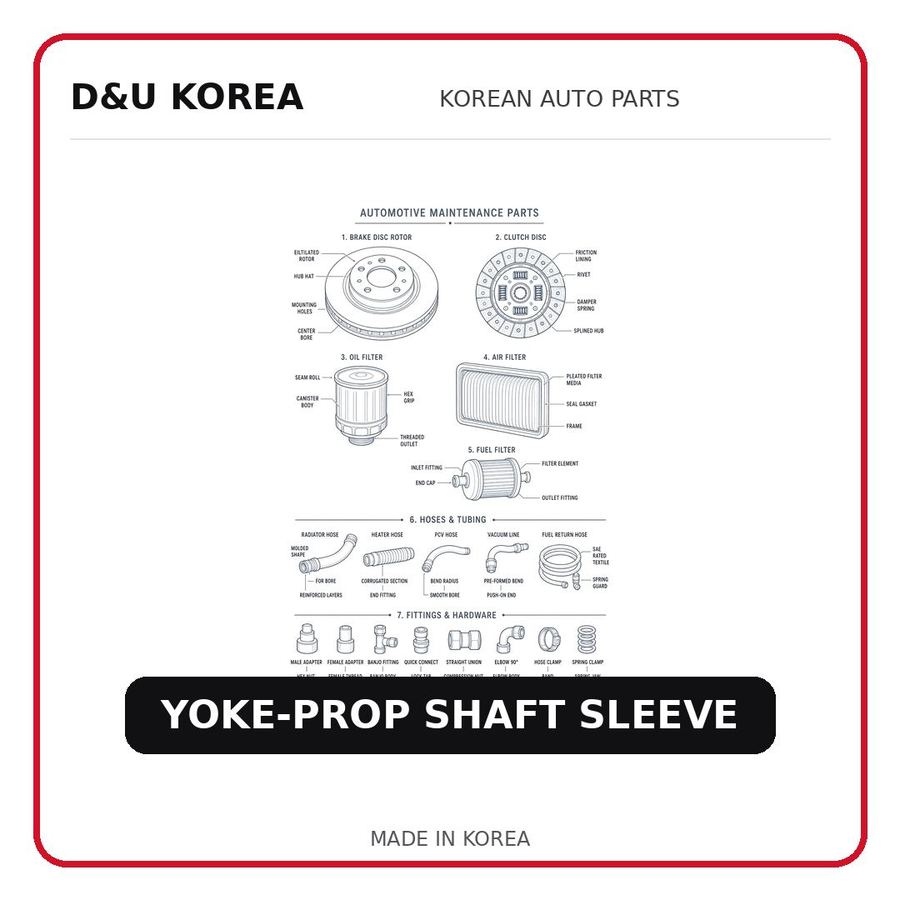 YOKE-PROP SHAFT SLEEVE