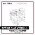 HANDLE ASSY-OUTER,LH