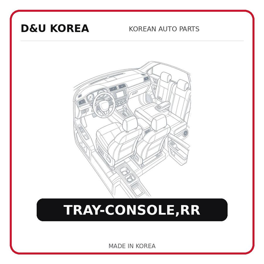 TRAY-CONSOLE,RR