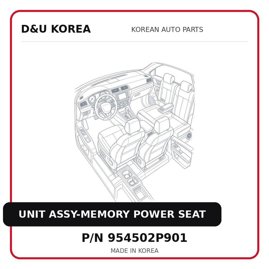 UNIT ASSY-MEMORY POWER SEAT