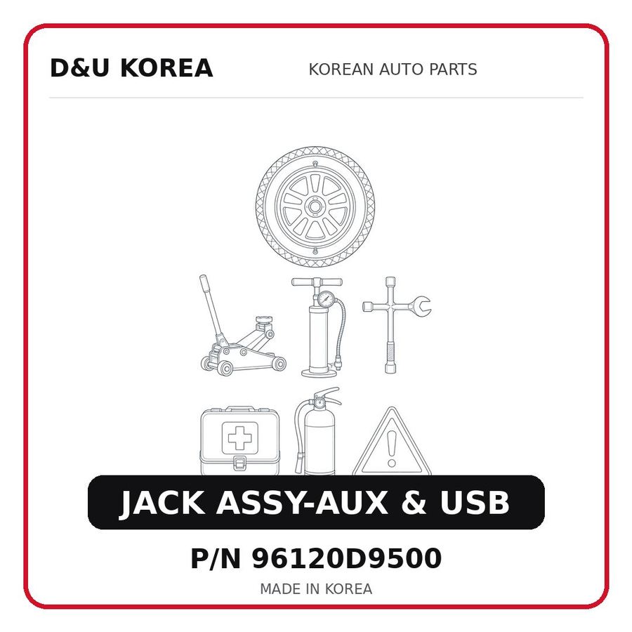 JACK ASSY-AUX & USB