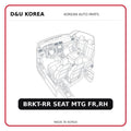 BRKT-RR SEAT MTG FR,RH
