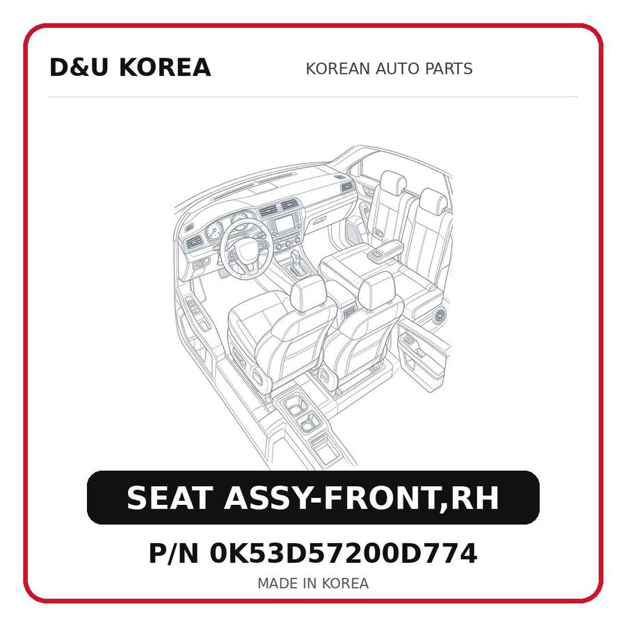 SEAT ASSY-FRONT,RH