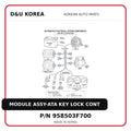 MODULE ASSY-ATA KEY LOCK CONT