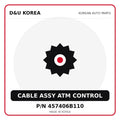Genuine Mobis CABLE ASSY ATM CONTROL 457406B110 - Korean auto parts from D&U Korea
