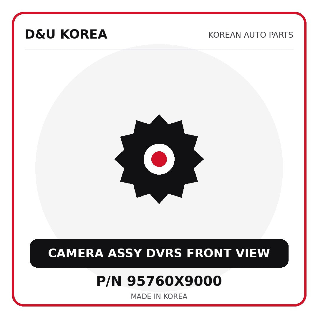 Genuine Mobis CAMERA ASSY DVRS FRONT VIEW 95760X9000 for Korean vehicles | D&U Korea