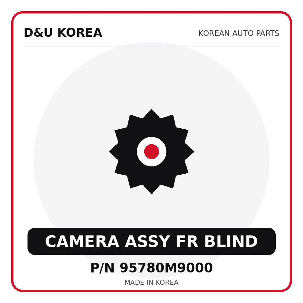 Genuine Mobis CAMERA ASSY FR BLIND 95780M9000 for Korean vehicles | D&U Korea