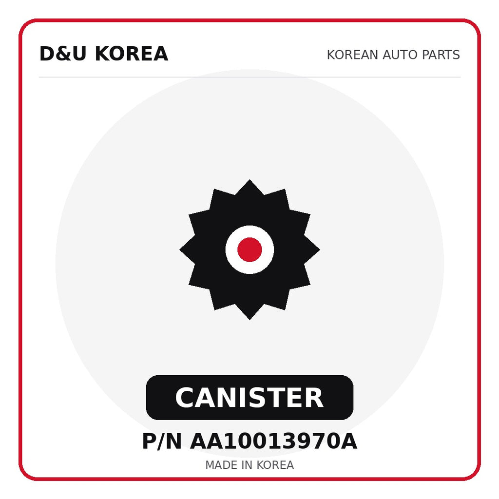 Genuine Mobis CANISTER AA10013970A - Korean auto parts from D&U Korea