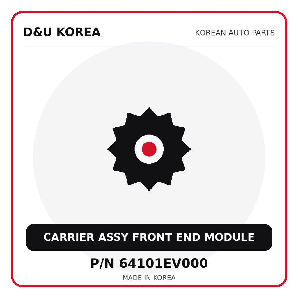 Genuine Mobis CARRIER ASSY FRONT END MODULE 64101EV000 - Korean auto parts from D&U Korea