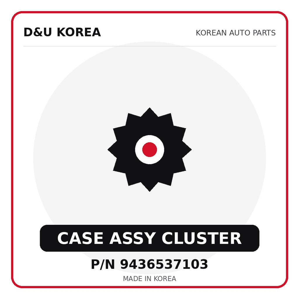Genuine Mobis CASE ASSY CLUSTER 9436537103 for Korean vehicles | D&U Korea