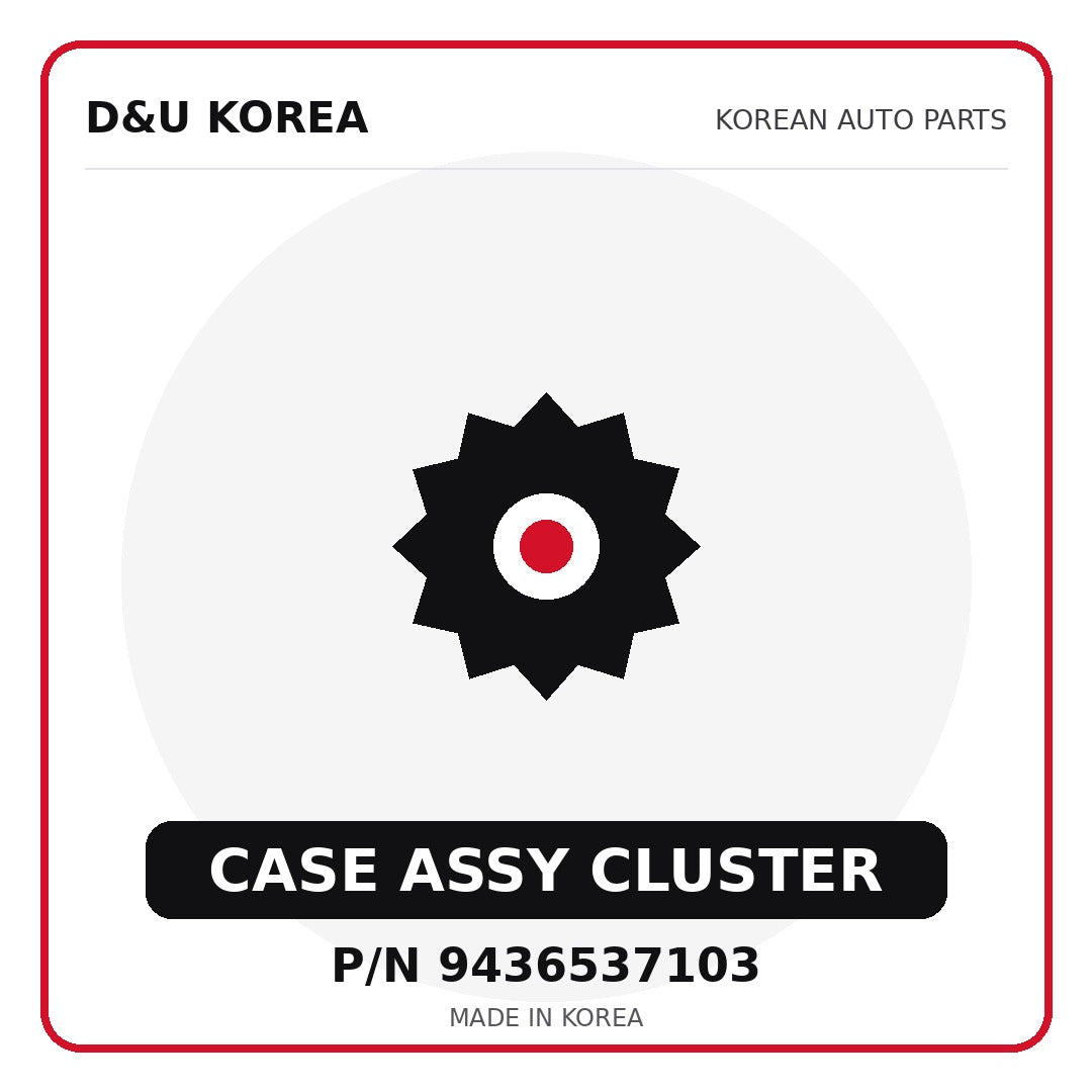 Genuine Mobis CASE ASSY CLUSTER 9436537103 for Korean vehicles | D&U Korea