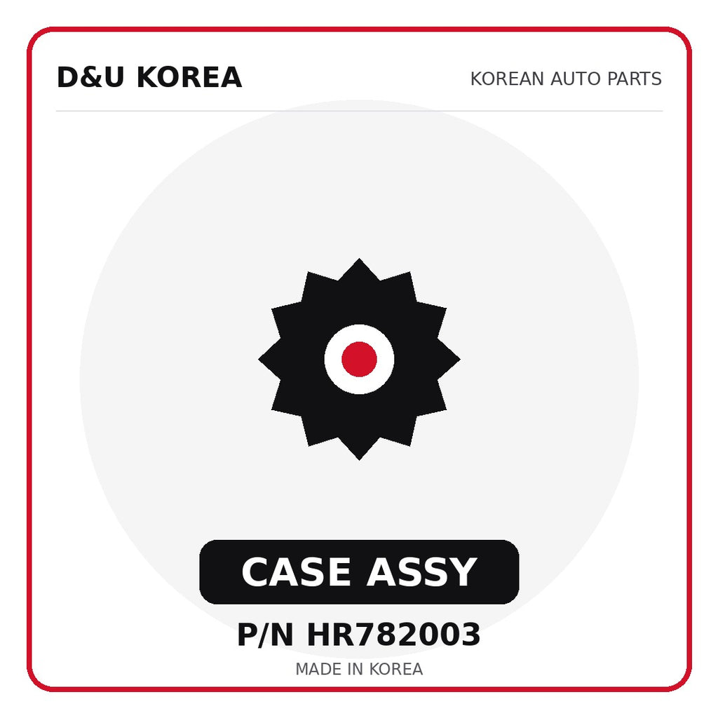 Genuine Mobis CASE ASSY HR782003 for Korean vehicles | D&U Korea