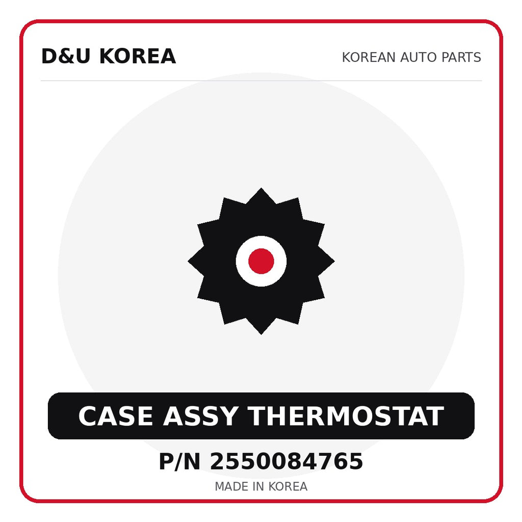 Genuine Mobis CASE ASSY THERMOSTAT 2550084765 for Korean vehicles | D&U Korea