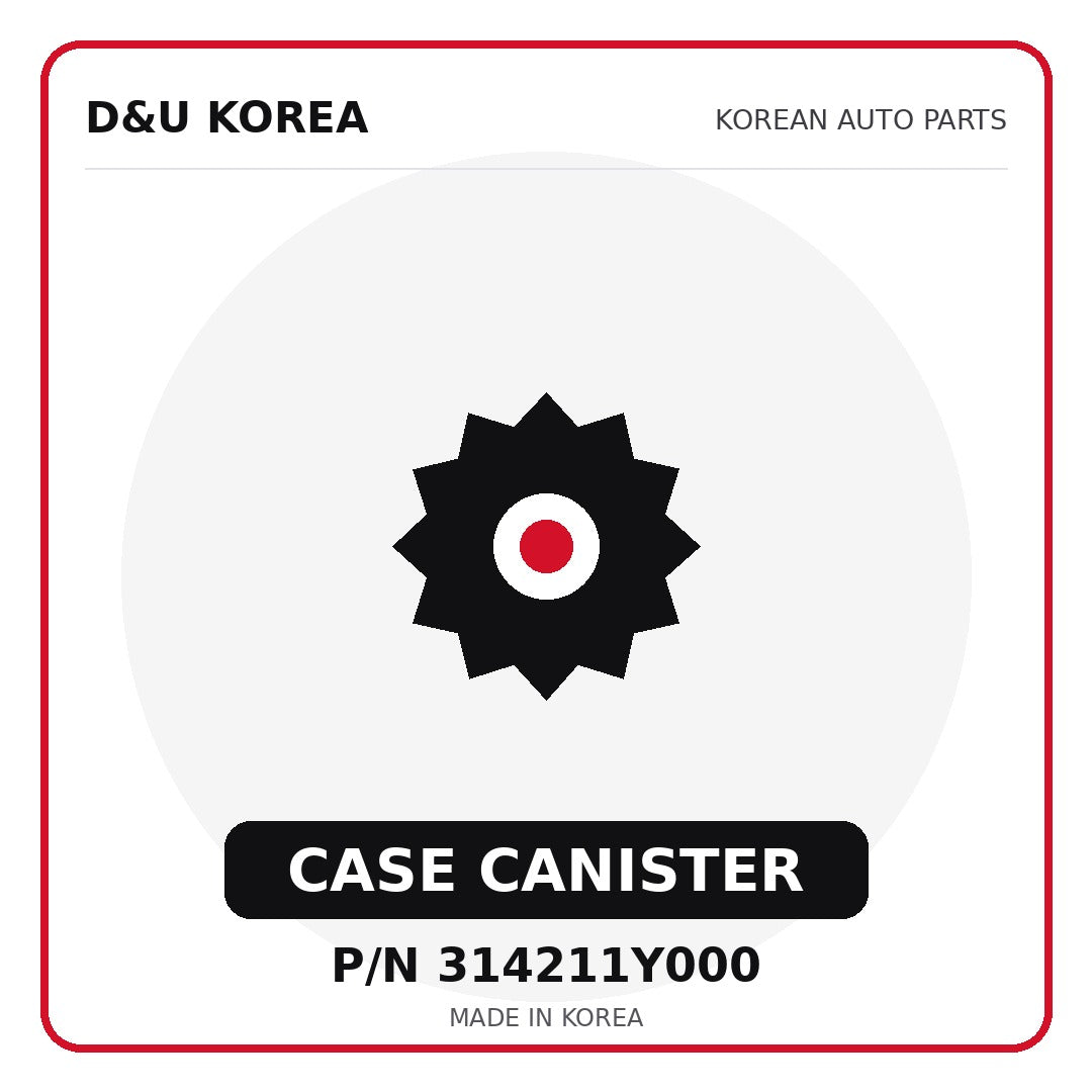 Genuine Mobis CASE CANISTER 314211Y000 - Korean auto parts from D&U Korea