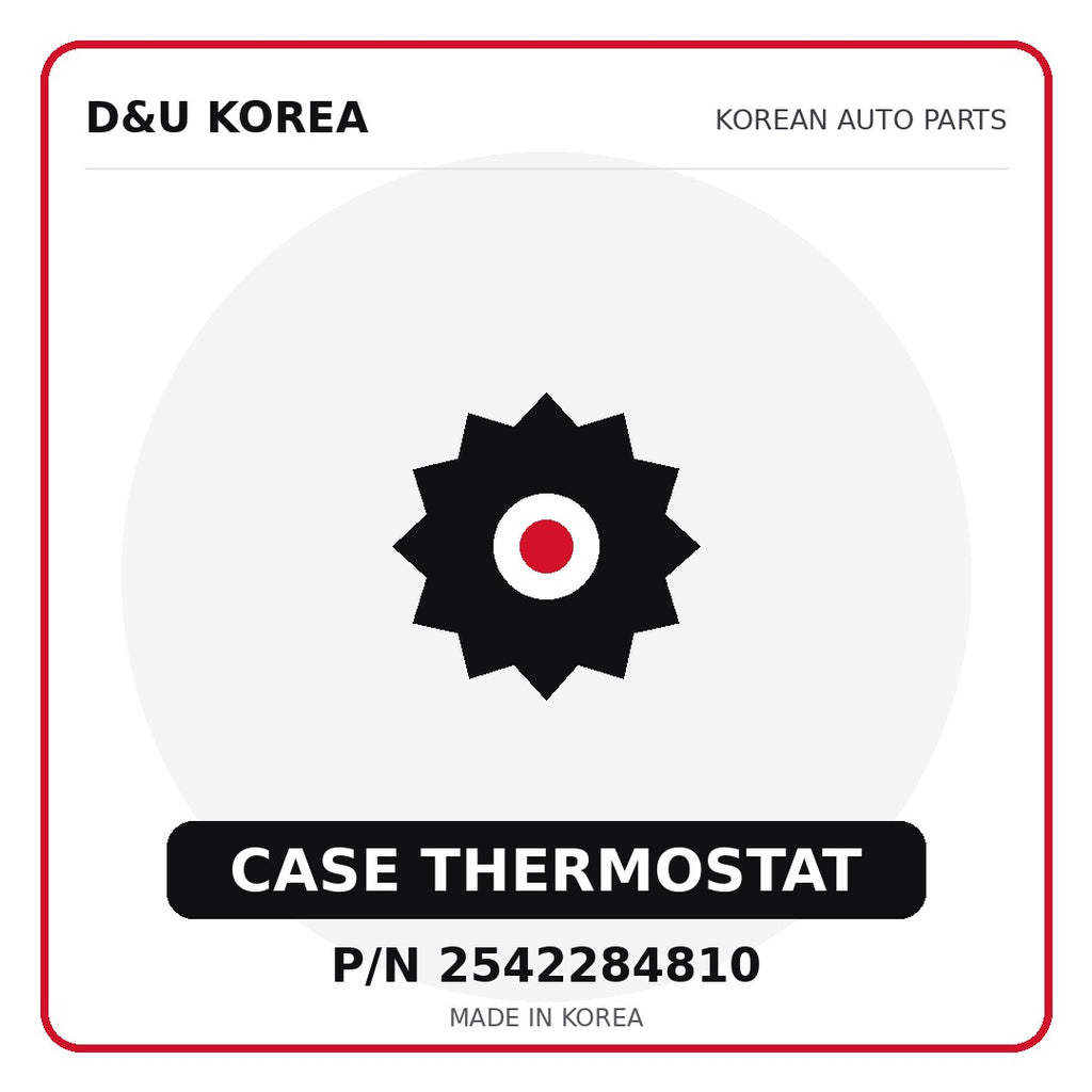 Genuine Mobis CASE THERMOSTAT 2542284810 - Korean auto parts from D&U Korea
