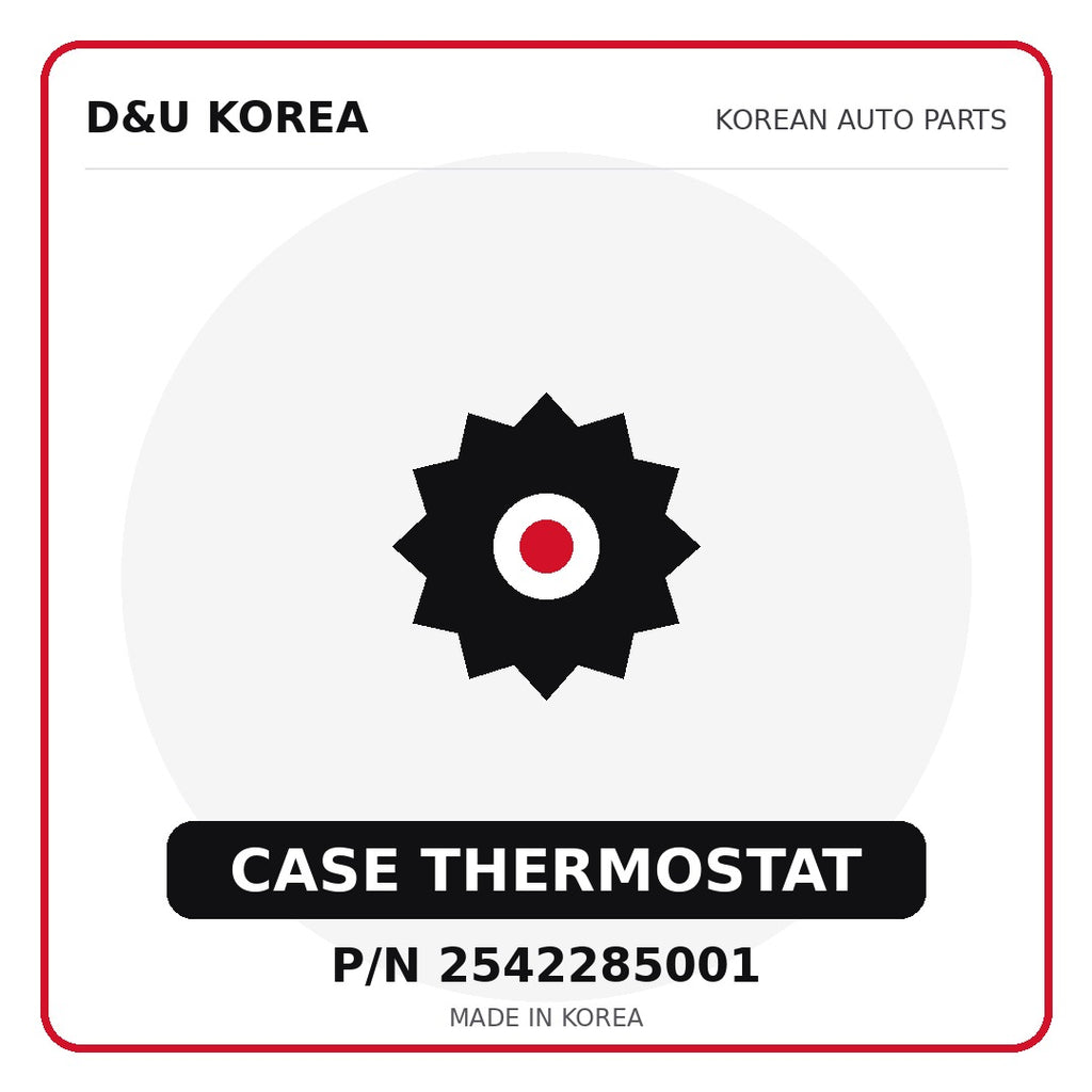 Genuine Mobis CASE THERMOSTAT 2542285001 - Korean auto parts from D&U Korea