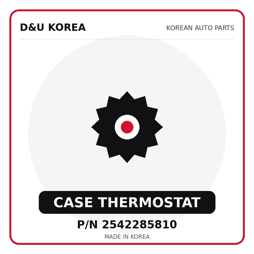 Genuine Mobis CASE THERMOSTAT 2542285810 - Korean auto parts from D&U Korea