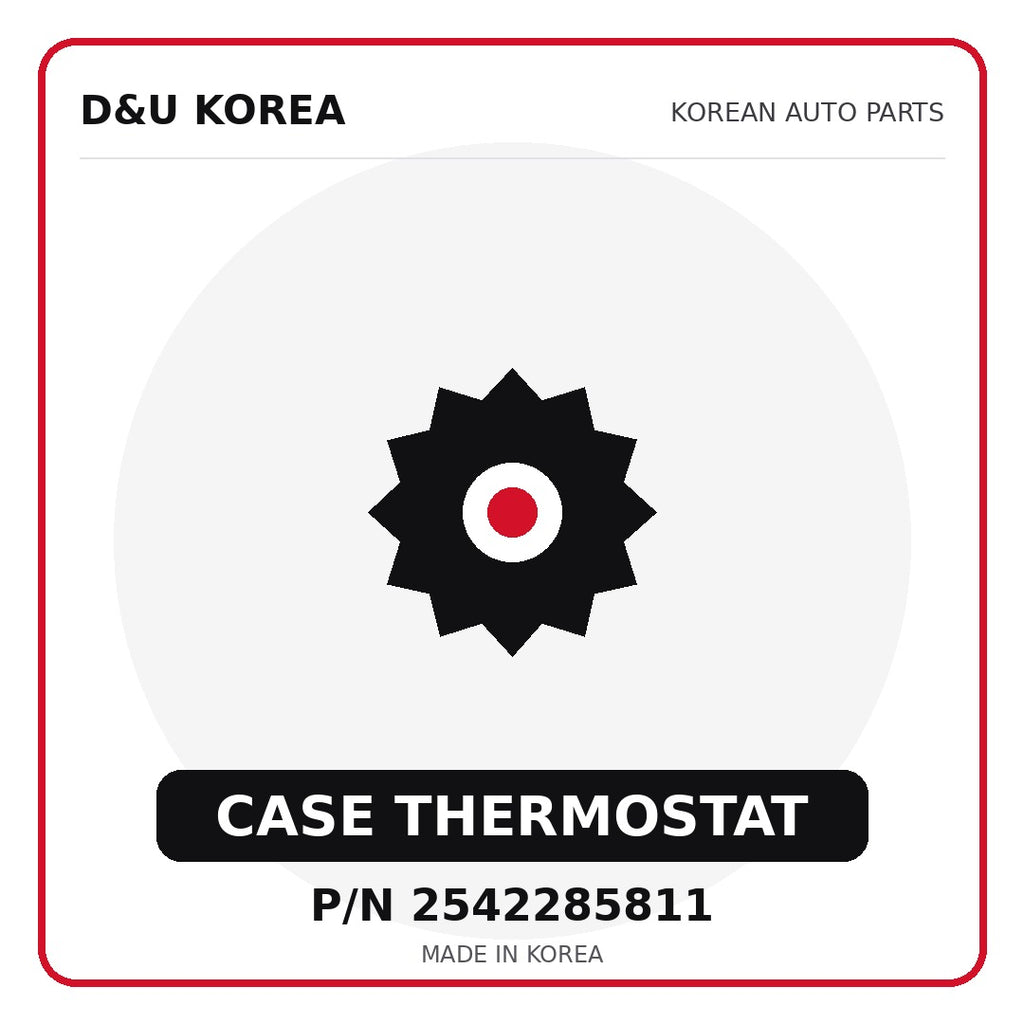 Genuine Mobis CASE THERMOSTAT 2542285811 - Korean auto parts from D&U Korea