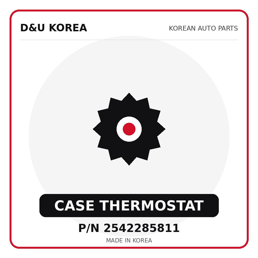Genuine Mobis CASE THERMOSTAT 2542285811 - Korean auto parts from D&U Korea