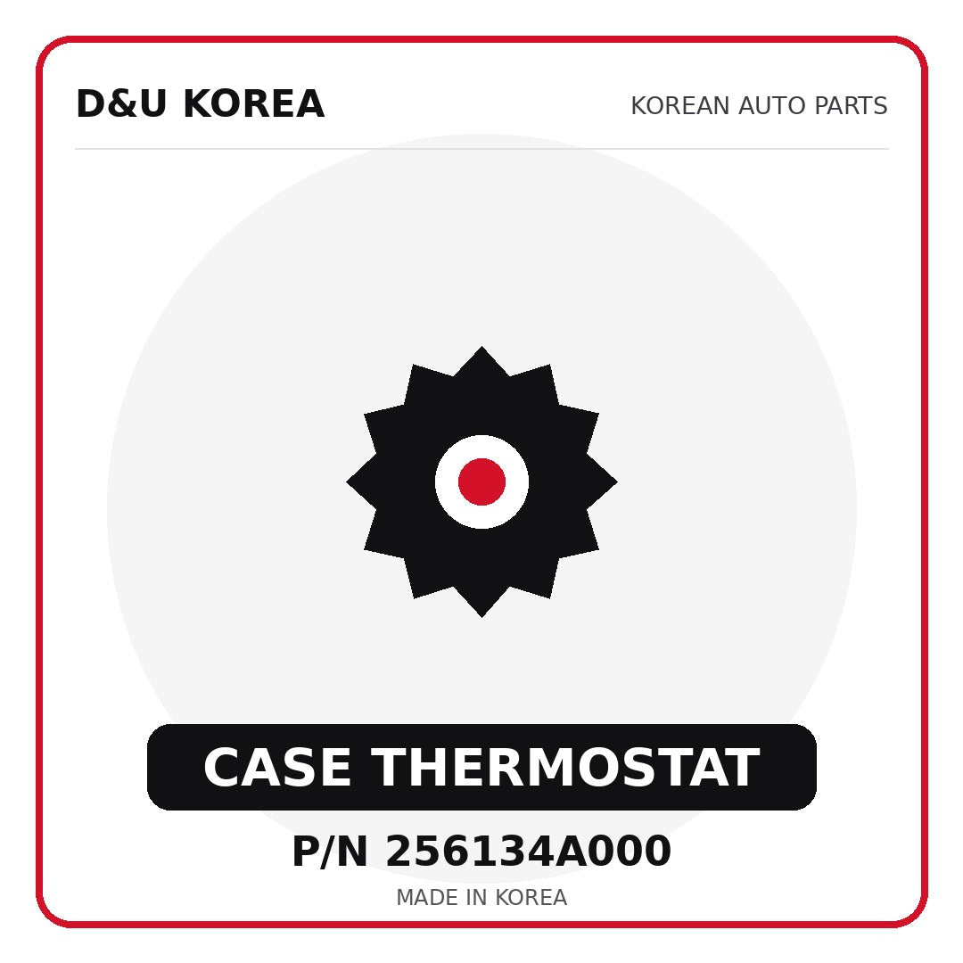 Genuine Mobis CASE THERMOSTAT 256134A000 - Korean auto parts from D&U Korea