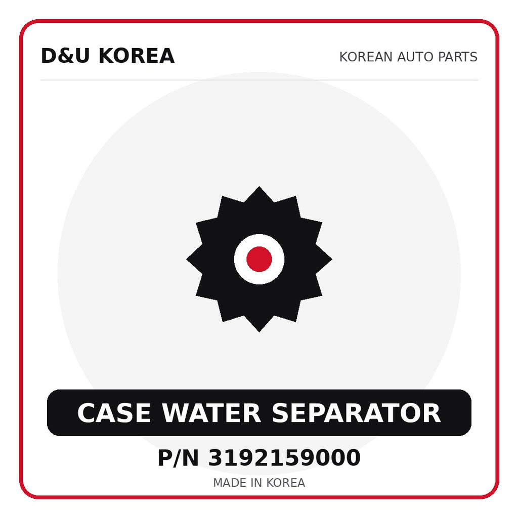 Genuine Mobis CASE WATER SEPARATOR 3192159000 - Korean auto parts from D&U Korea