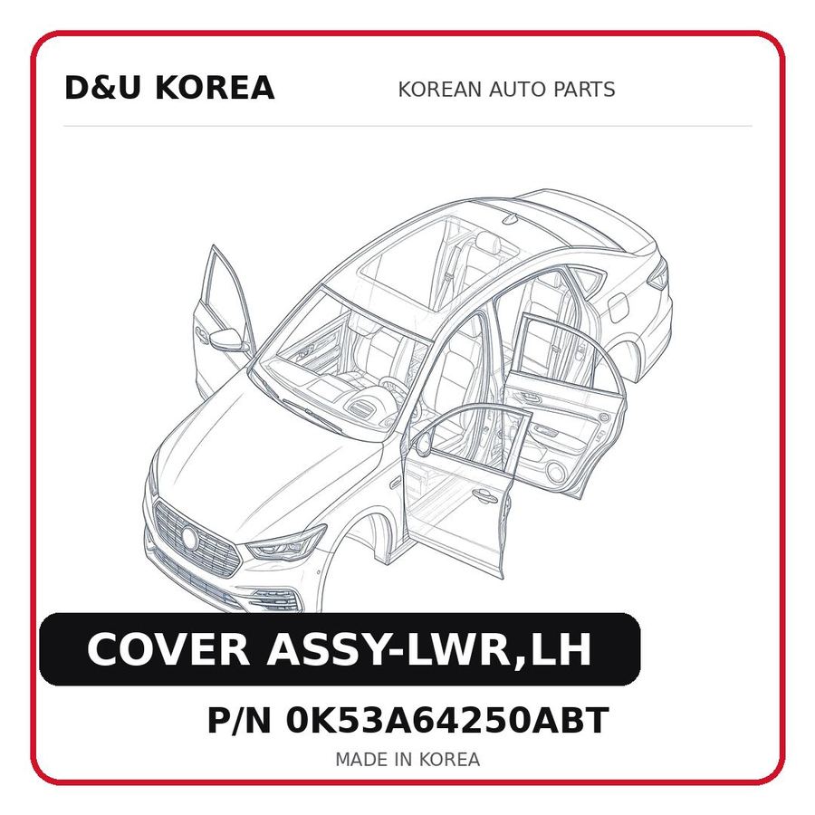 COVER ASSY-LWR,LH