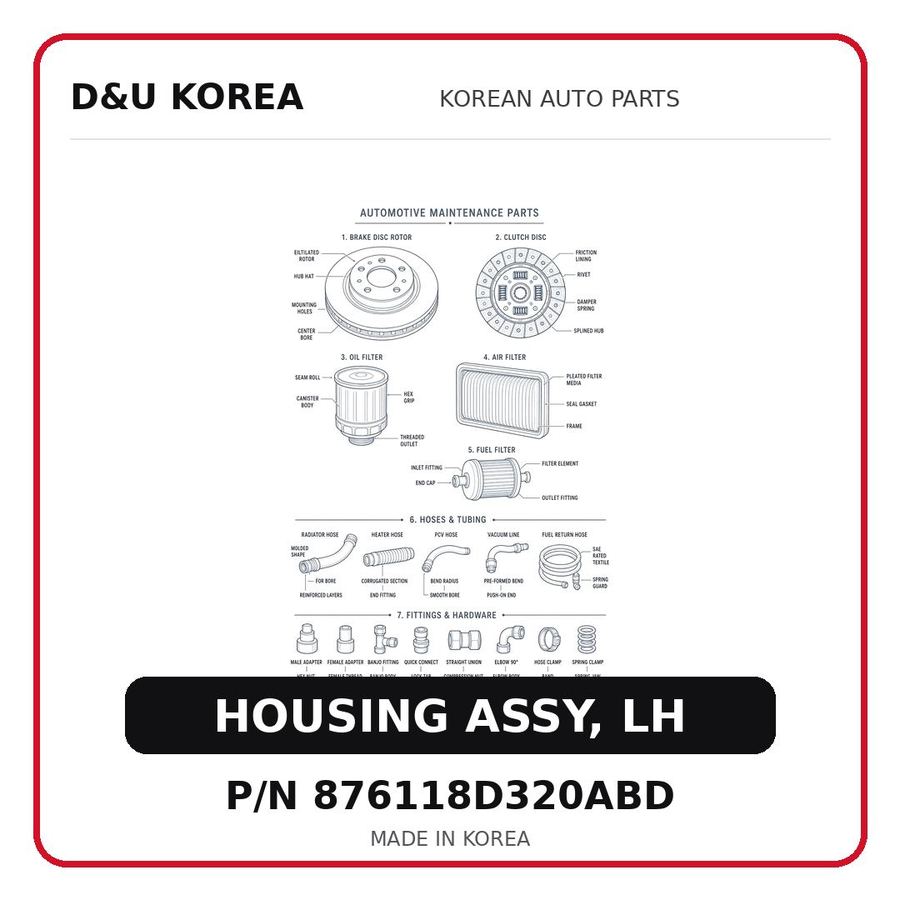 HOUSING ASSY, LH