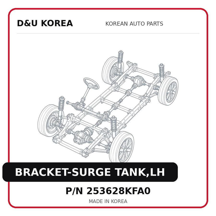 BRACKET-SURGE TANK,LH